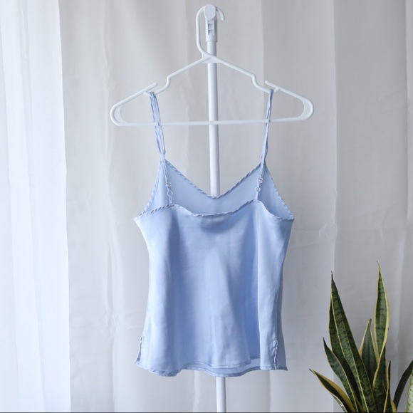 COPY - PERIWINKLE SILK TANK ✨ - Picture 4 of 5